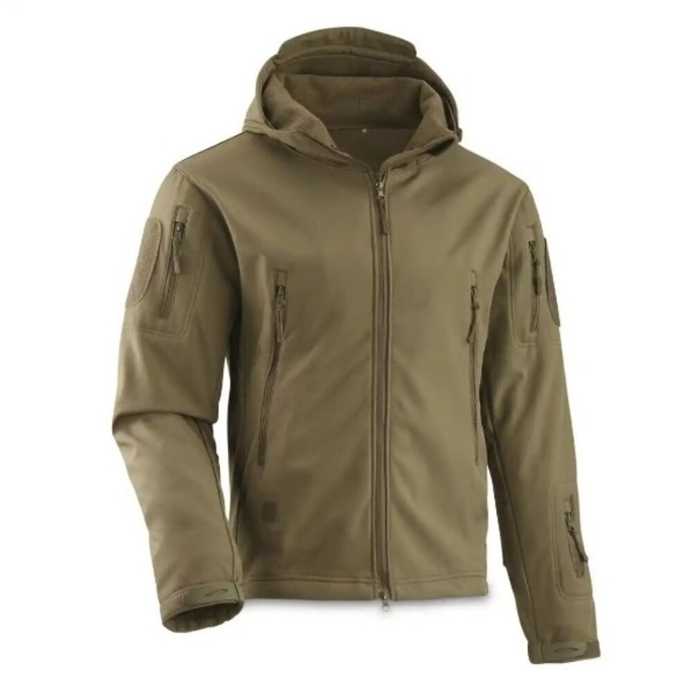 McGuire Military Softshell Jacket, Olive Drab, Medium and Large, New